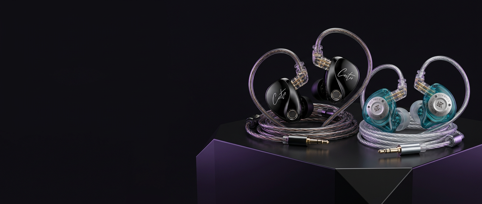 Fones KZ Castor e EDX Pro X